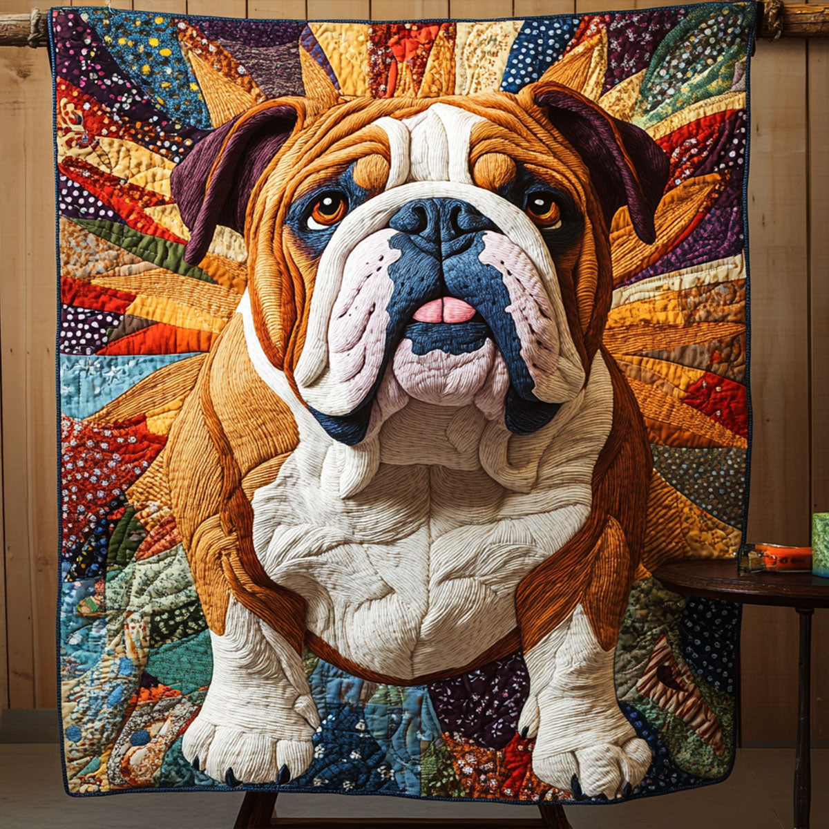Bulldog Pride Quilted Blanket Great Bed Sets Cute French Bulldog Gifts
