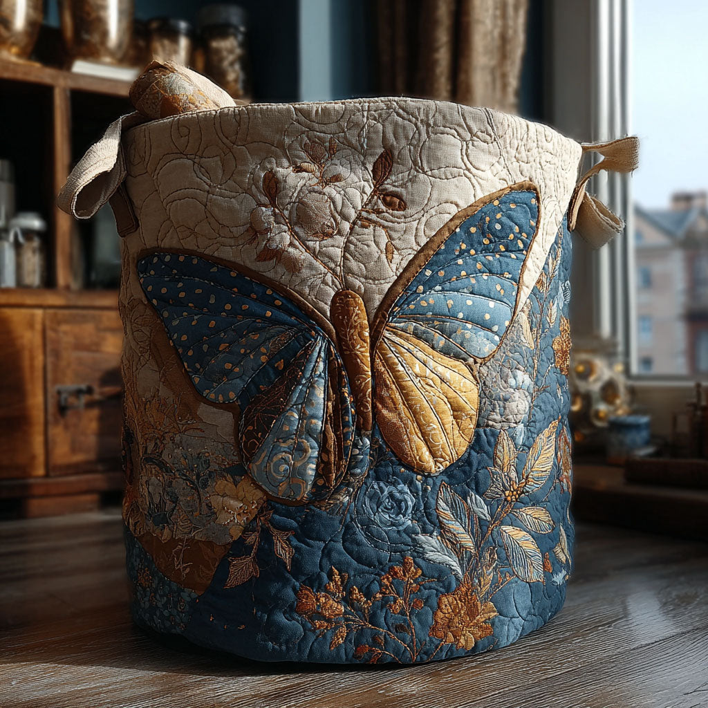 Butterfly Dreams Quilted Laundry Basket Basket Of Clothes Best Mothers Day Present