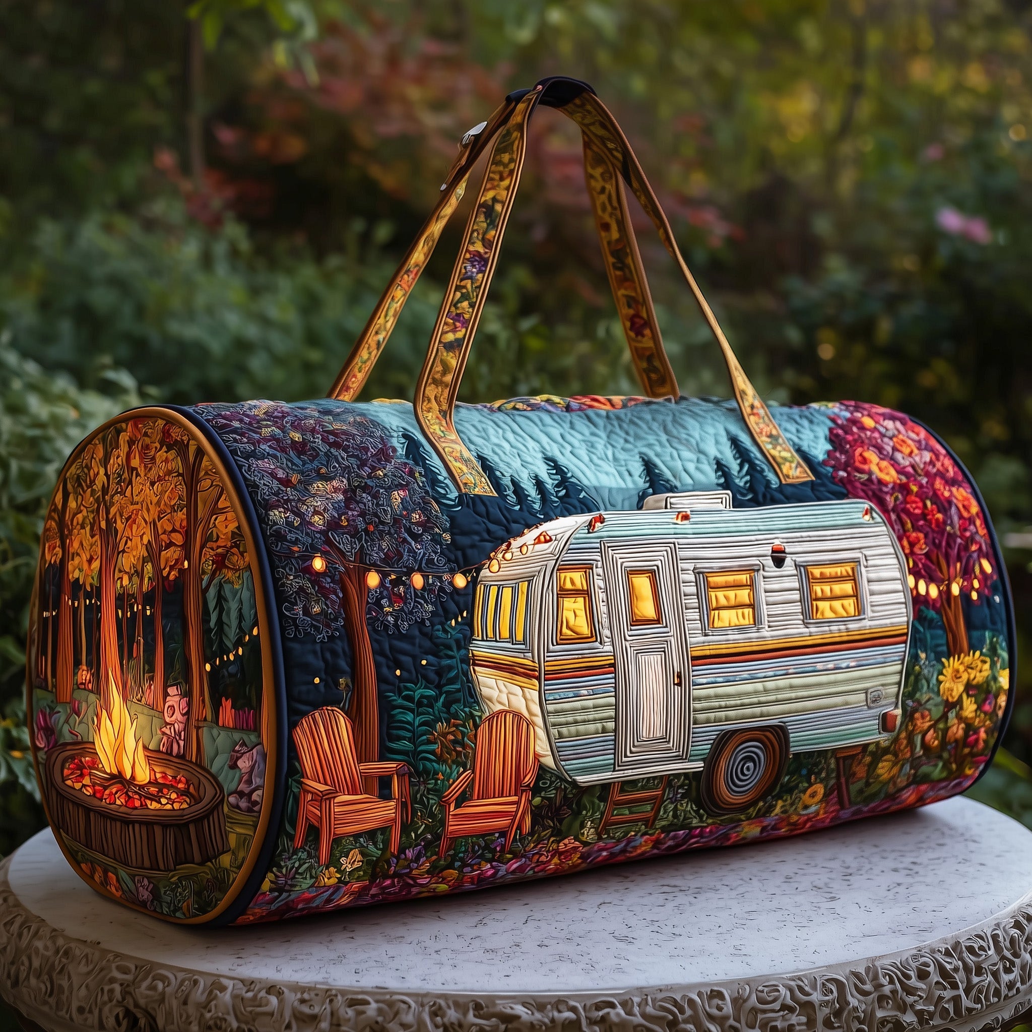 Camper Quilted Duffle Bag Duffle Bag For Travelling Mummy Presents From Daughter