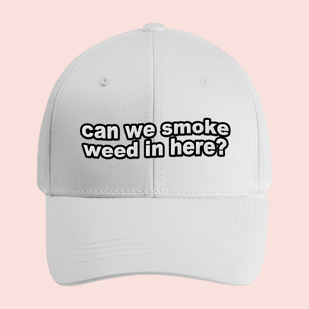 Can We Smoke Weed In Here Embroidered Cap Halley The Florida Project Hat Merch Fan Gifts - Image 2