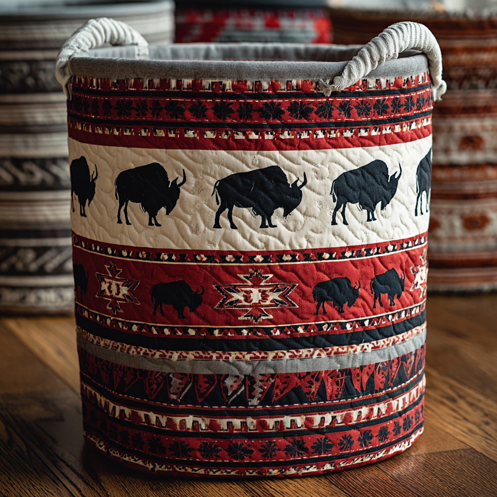 Canyon Echo Quilted Laundry Basket Best Laundry Basket Great Cat Gifts