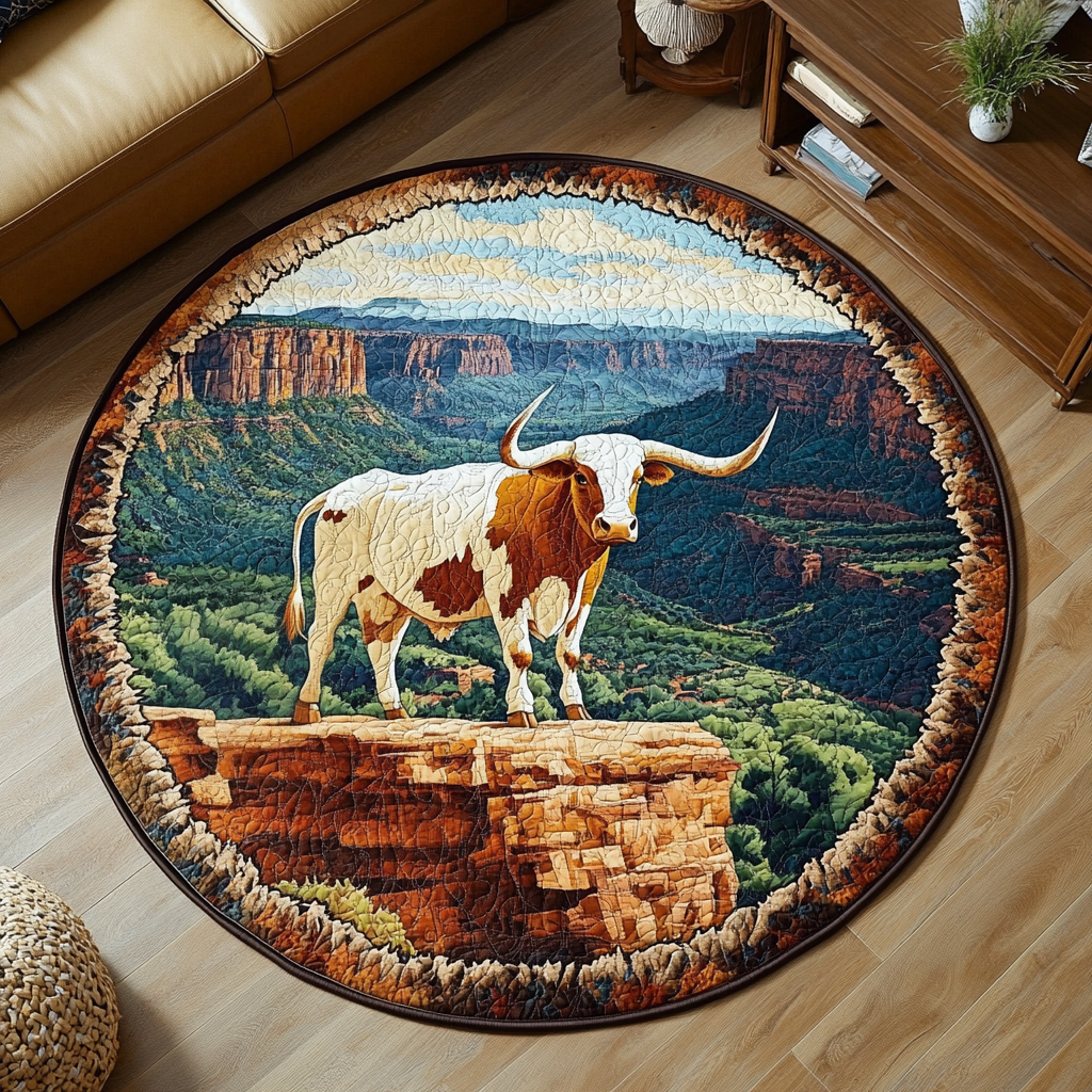 Canyon Guard Quilted Round Mat Home Decor Best Gifts From Texas