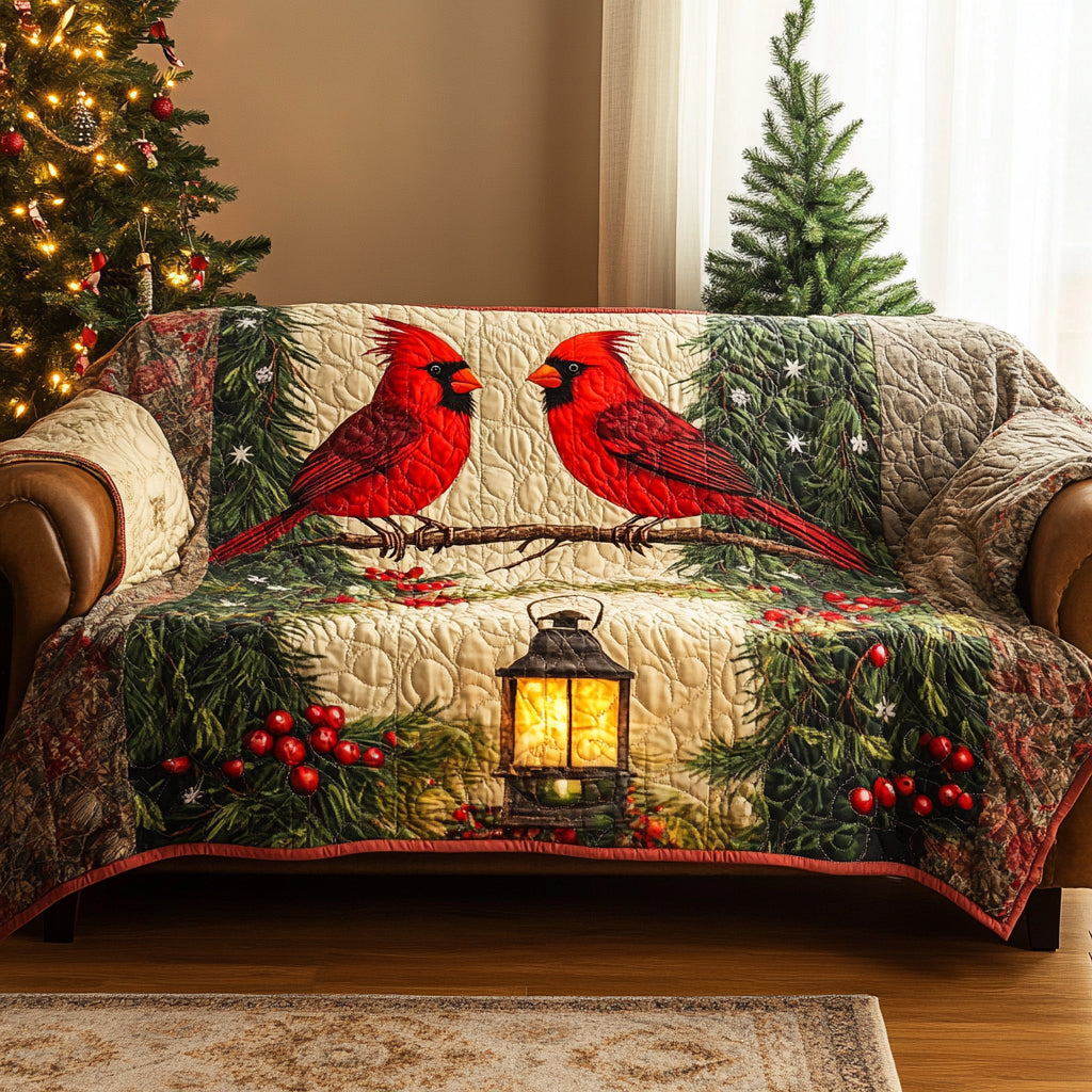Cardinal Blessings Quilted Sofa Cover Best Couch Covers Cardinal Gifts For Her