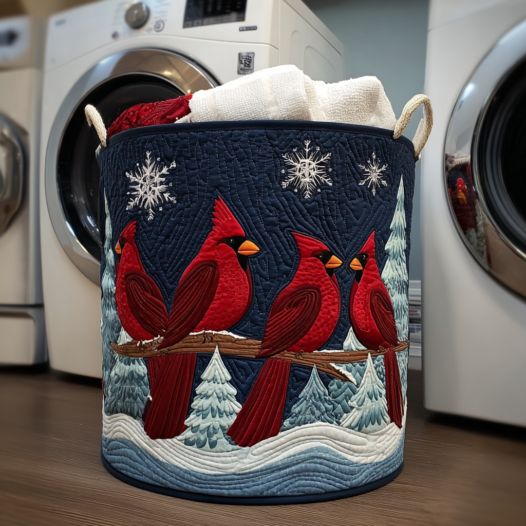 Cardinal Meadow Quilted Laundry Basket Clothes Basket Family Ideas For Christmas Gifts