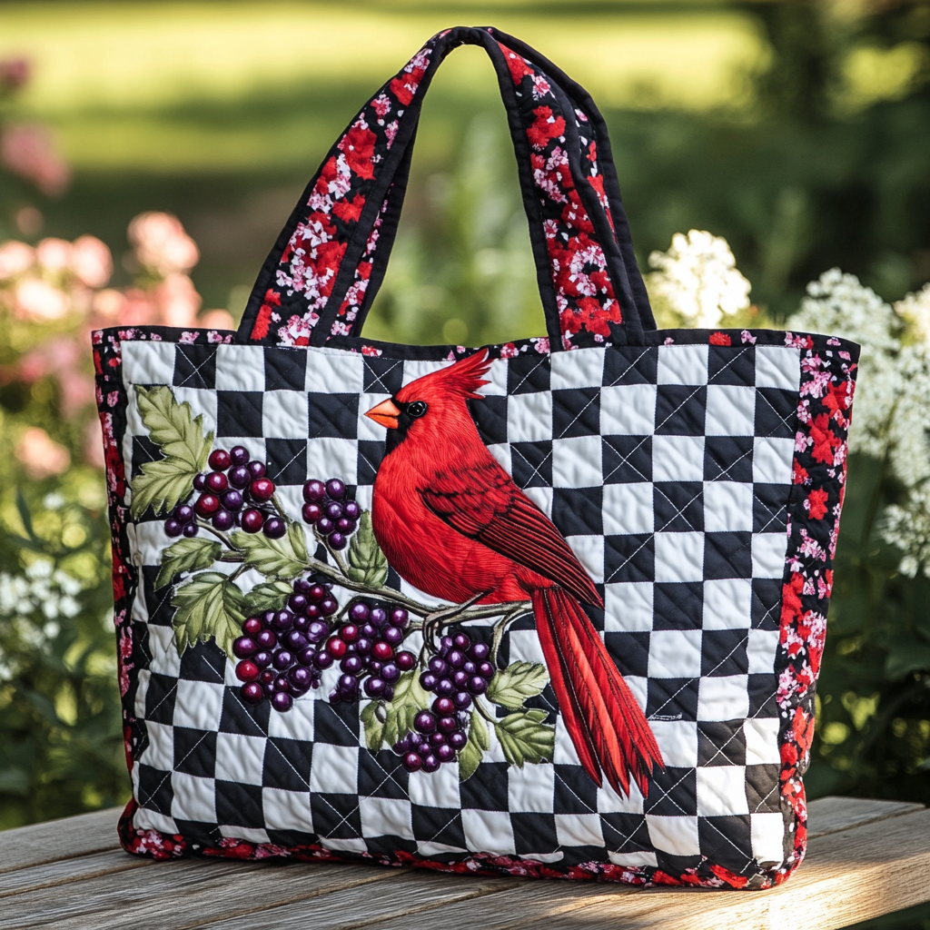 Cardinal Moments Quilted Tote Bag Best Totes Great Presents For Mom