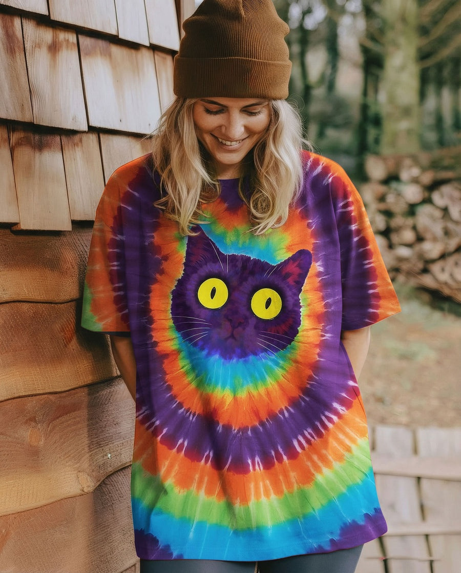 Cat Apparently I Have An Attitude Who Knew Tie Dye Shirt Funny Gifts For Cat Lovers
