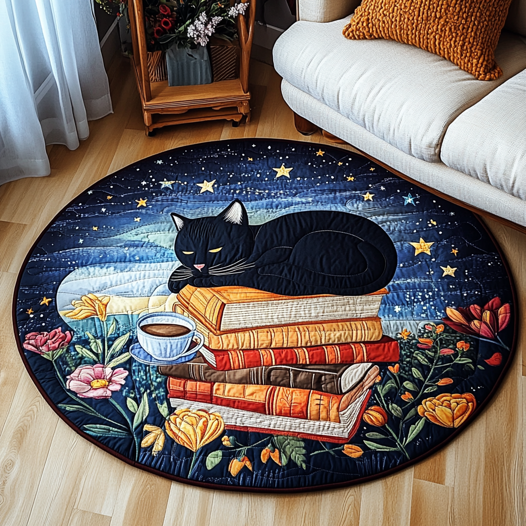 Cat Cozy Hideaway Quilted Round Mat Family Room Ideas Gift Idea For Cat Owner