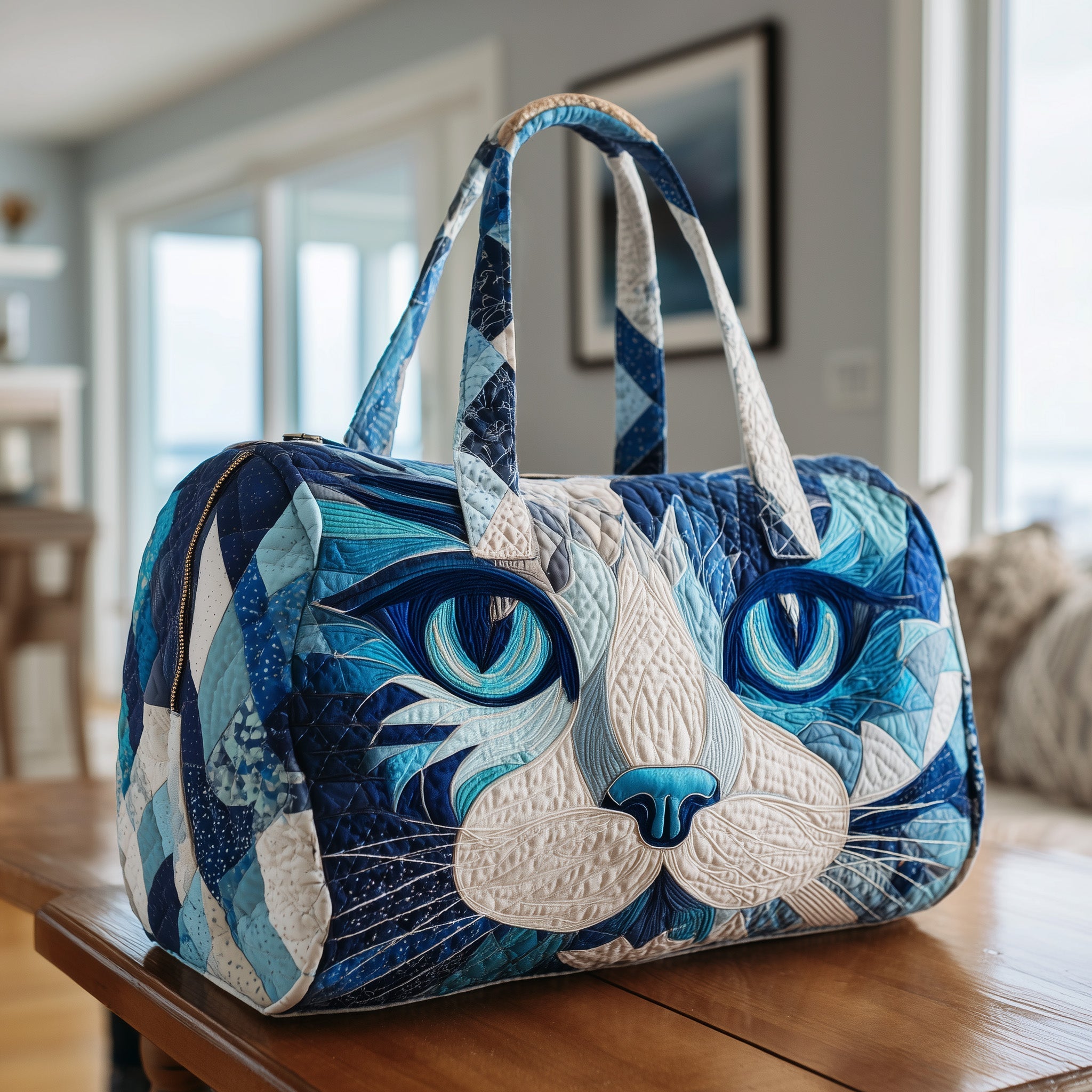 Catitude Quilted Duffle Bag Female Weekend Bag Awesome Gifts For Cat Lovers