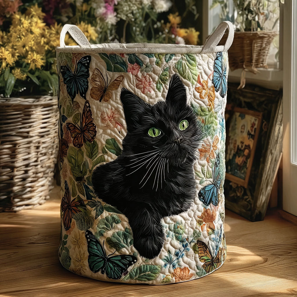 Catnap Corner Quilted Laundry Basket Rustic Laundry Hamper Cool Gifts For New Homeowners