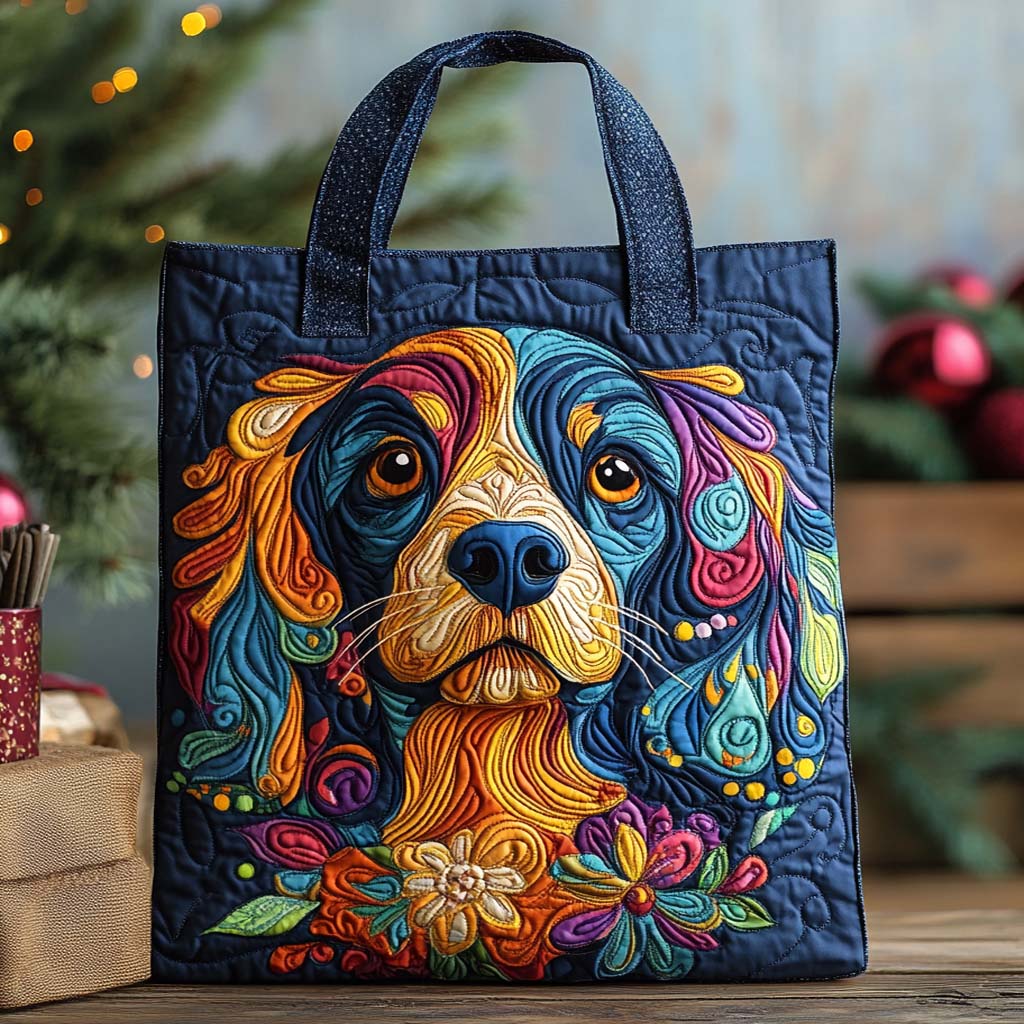Cavalier Mystic Glow Quilted Tote Bag Nice Tote Bags Mothers Day Gift Ideas Last Minute