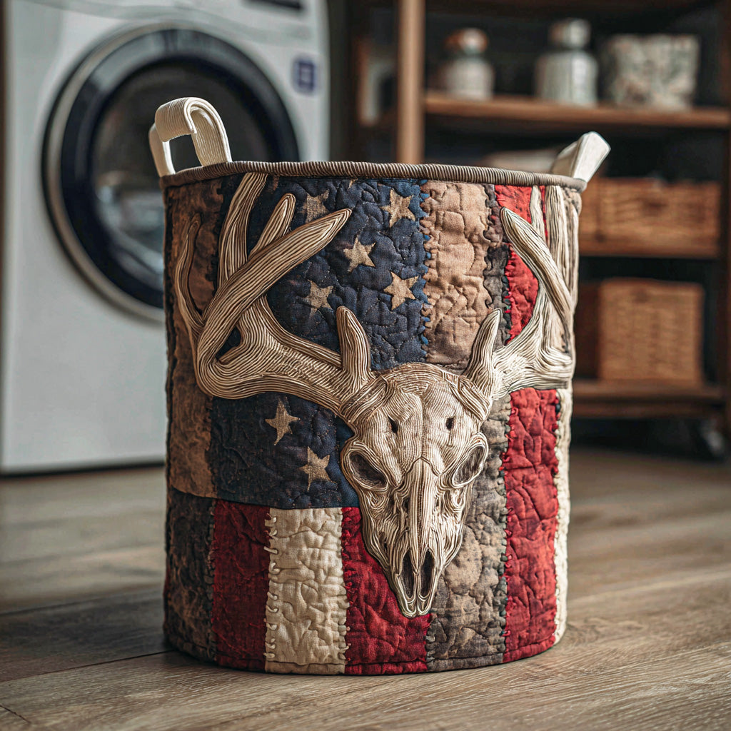Cedar Stag Quilted Laundry Basket Dirty Laundry Basket Bonus Dad Gifts
