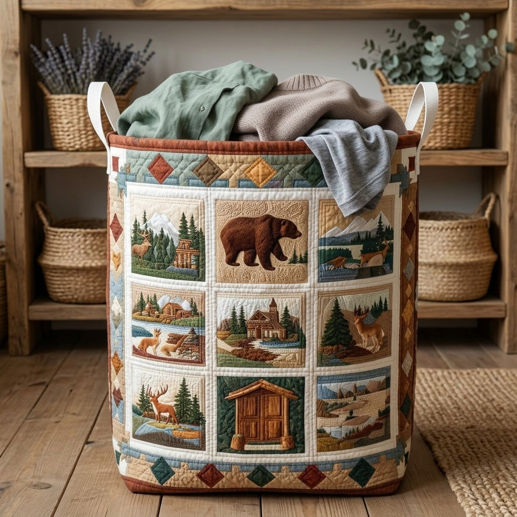 Cedar Trail Quilted Laundry Basket Coolest Laundry Baskets Special Father'S Day Gifts From Daughter
