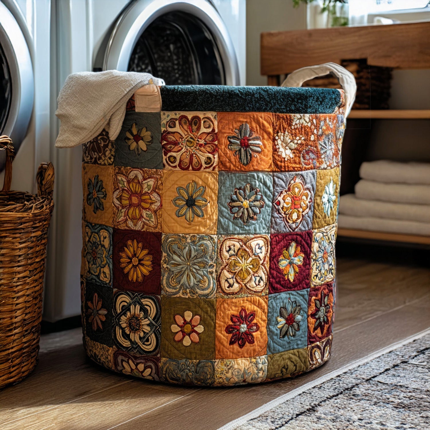Celestial Lace Quilted Laundry Basket Best Laundry Hamper Ideas For Moms Birthday