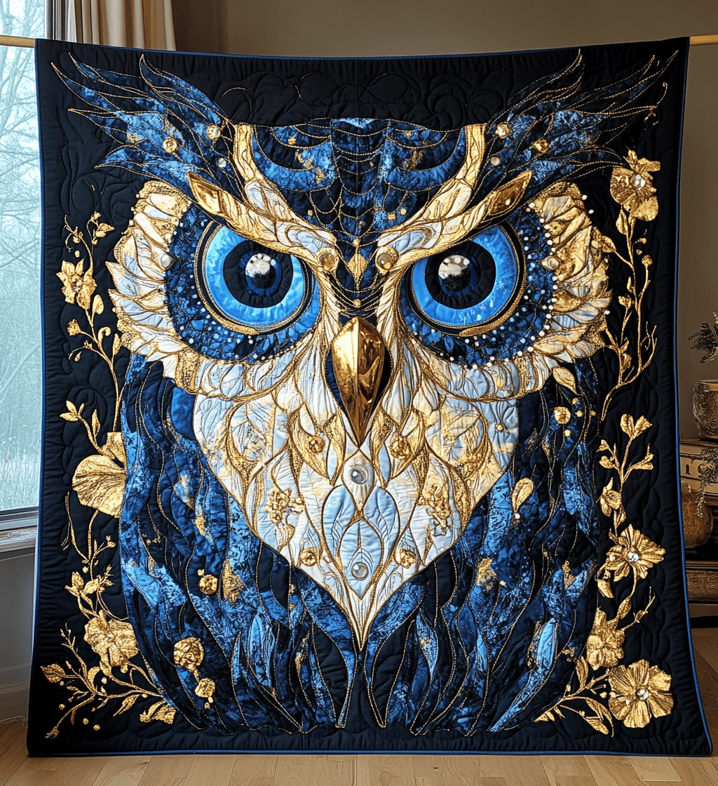 Celestial Owl Quilted Blanket Best Sheets Ever Father's Day Gifts For Grandpa