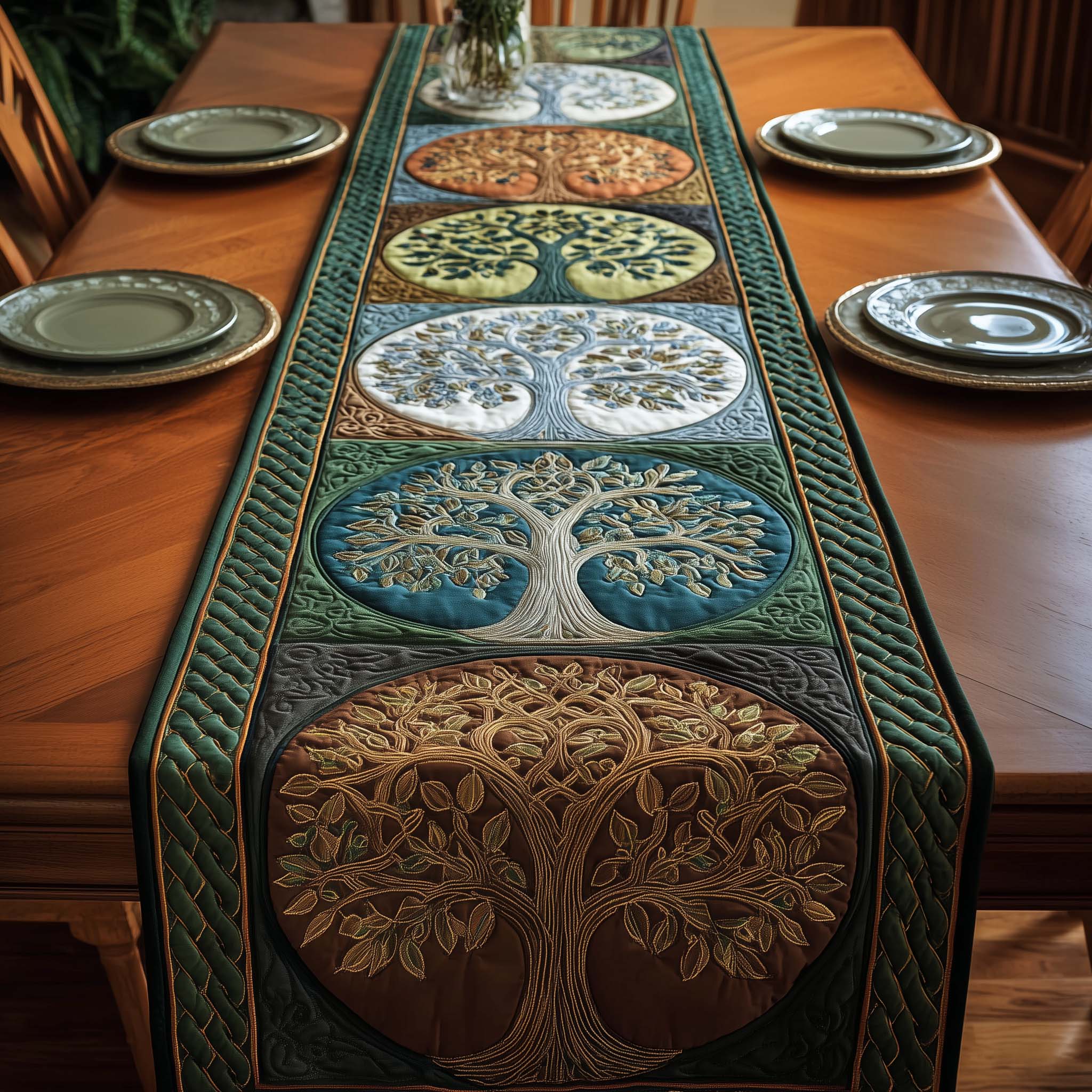 Celtic Roots Quilted Table Runner Target Table Runner Tree Of Life Christmas Gifts