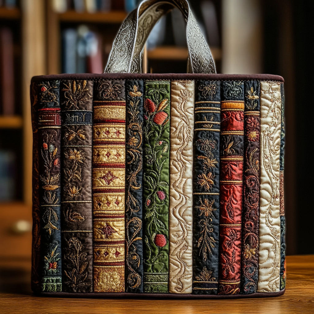 Chapter Delight Quilted Tote Bag Best Tote Bags For Women Awesome Gifts For Book Lovers