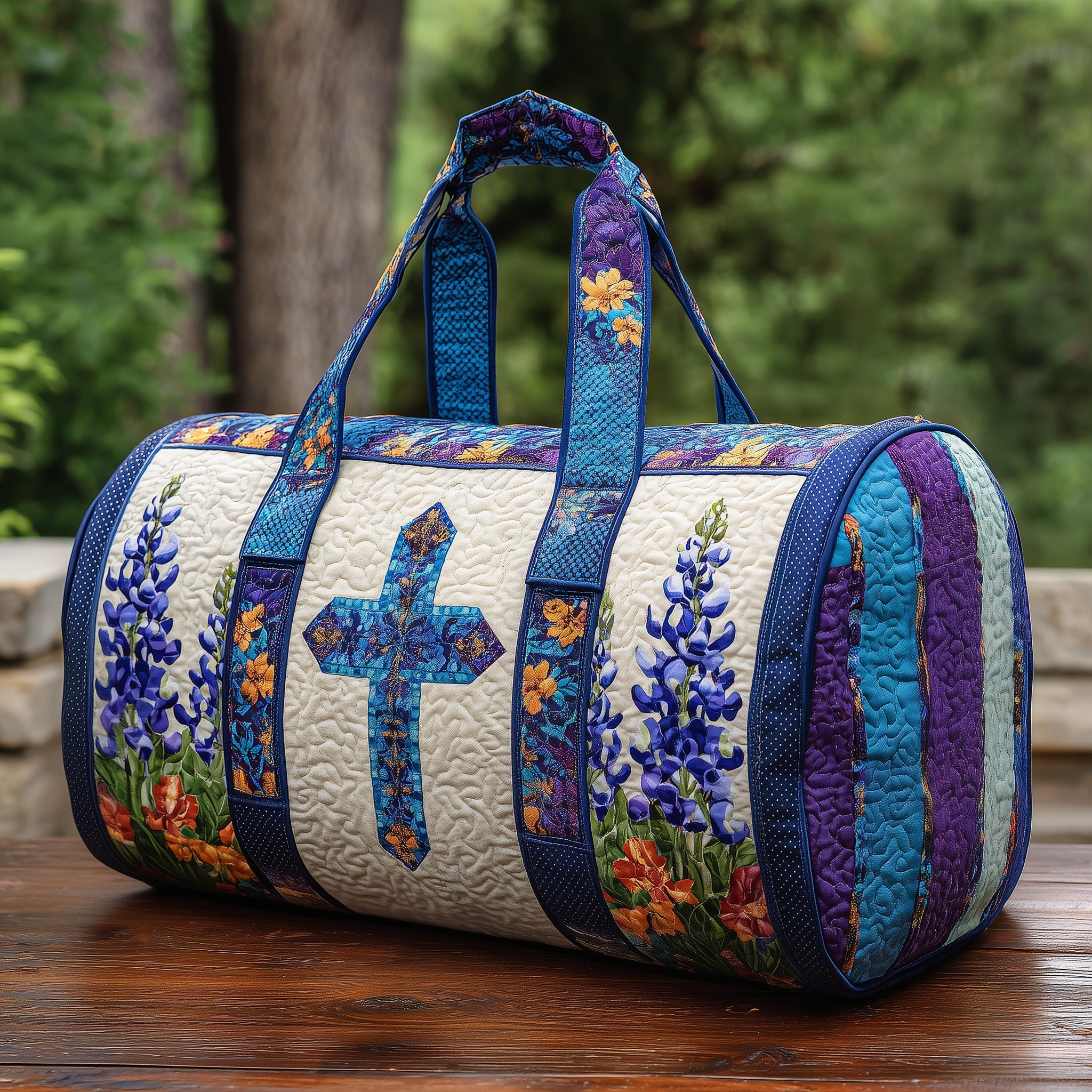 Christian Quilted Duffle Bag Duffle Bag Travel Unusual Mother's Day Gifts