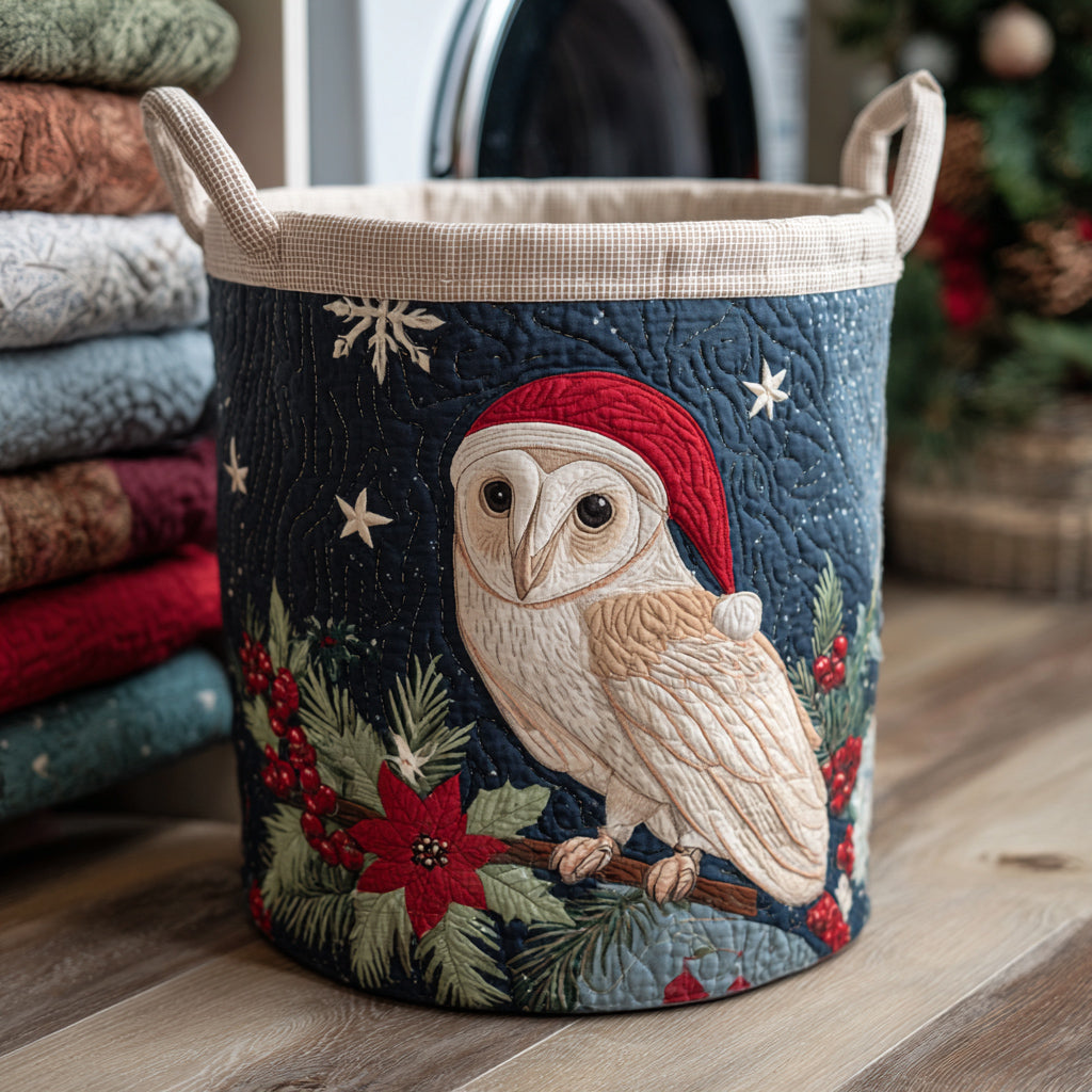 Christmas Barn Owl Laundry Basket Laundry Room Decor Good Christmas Gifts For Grandparents