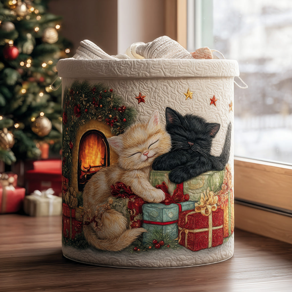 Christmas Paws Quilted Laundry Basket Good Laundry Baskets Best Xmas Gifts For Grandma