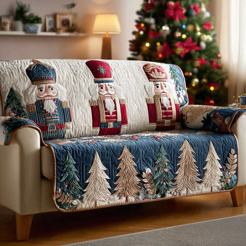 Christmas Sentinel Quilted Sofa Cover Couch And Sofa Covers Christmas Presents For Wife