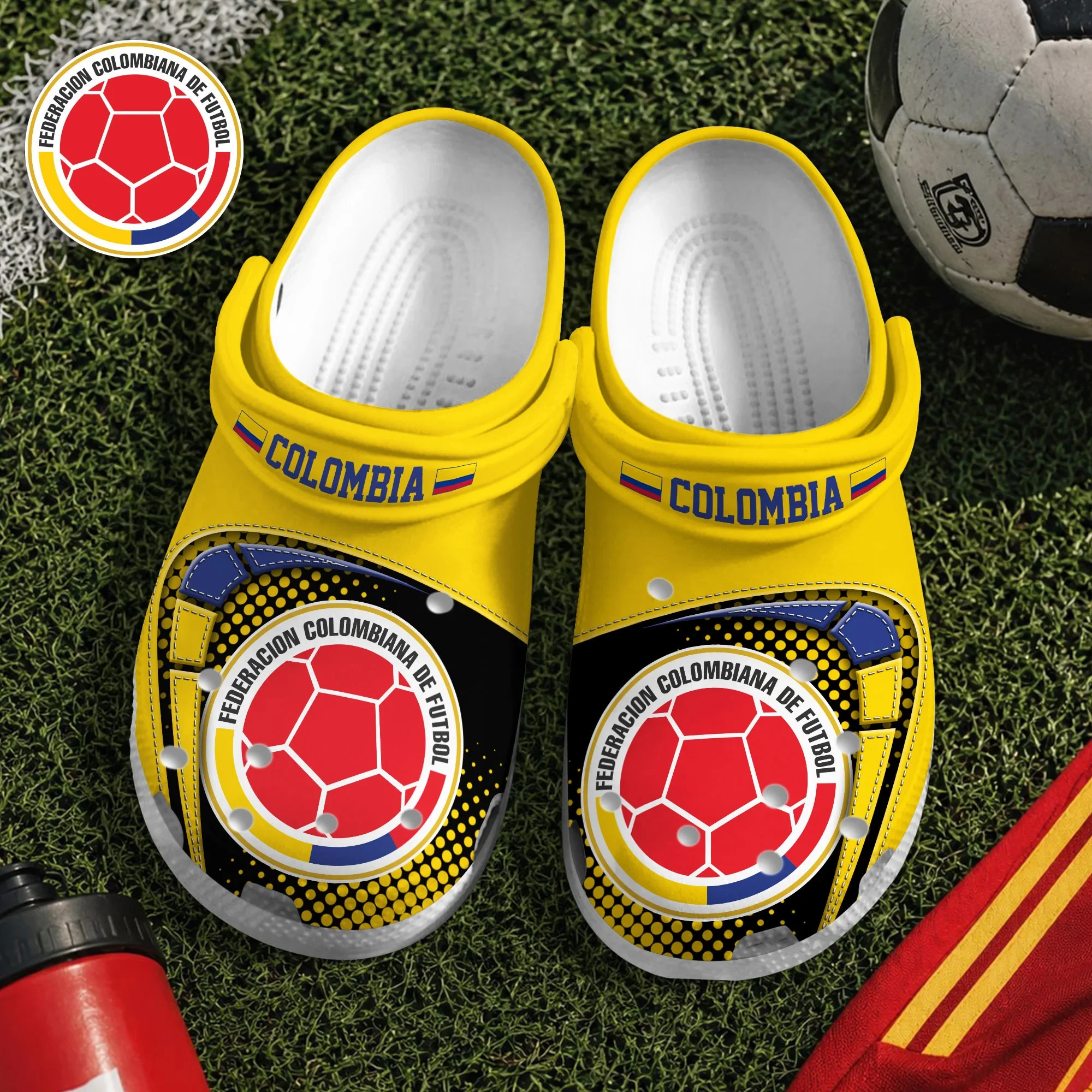 Colombia 2026 FIFA World Cup Clogs Colombia World Cup Clogs Football Gift For Colombian