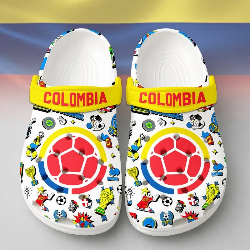 Colombia FIFA World Cup 2026 Clogs Colombia World Cup Merch Football Lover Gift Idea