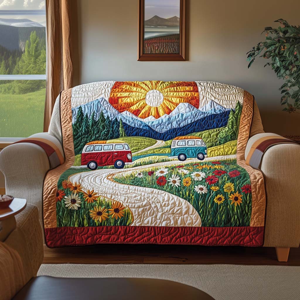 Color Road Quilted Sofa Cover Best Sectional Couch Covers Mother's Day Gifts From Daughter