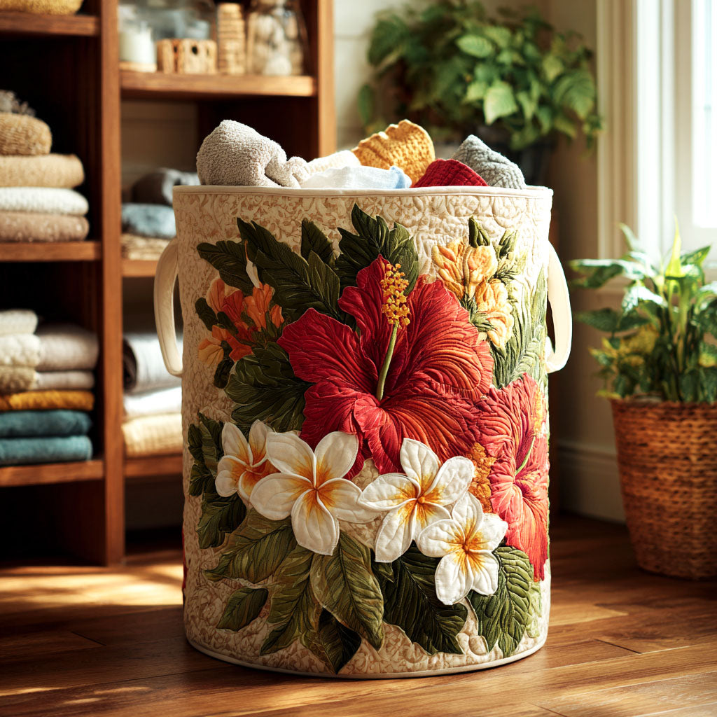 Coral Charm Quilted Laundry Basket Biggest Laundry Basket Birthday Gifts For Mom From Daughter