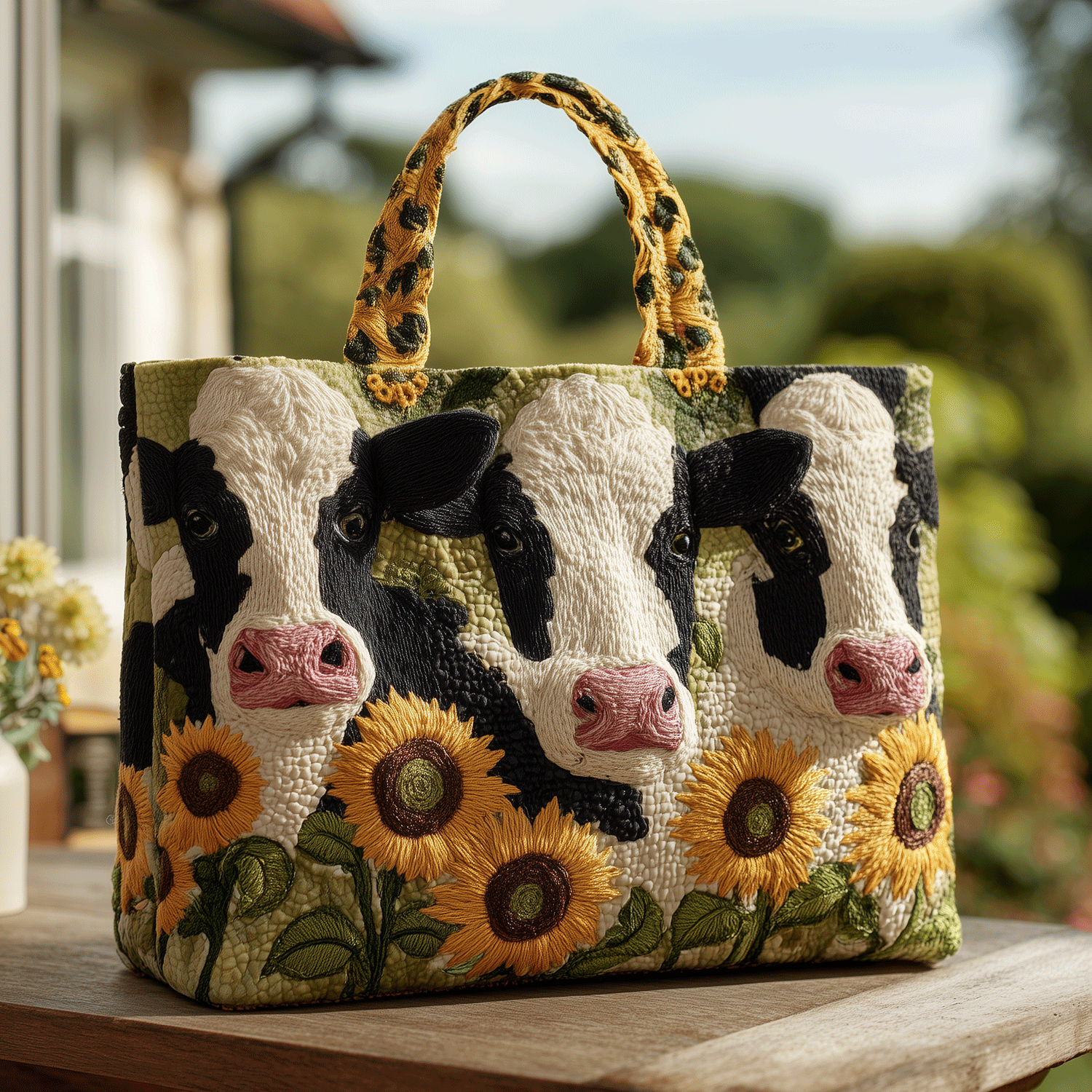Country Moo Quilted Tote Bag The Perfect Tote Bag Best Gift For Mother In Law