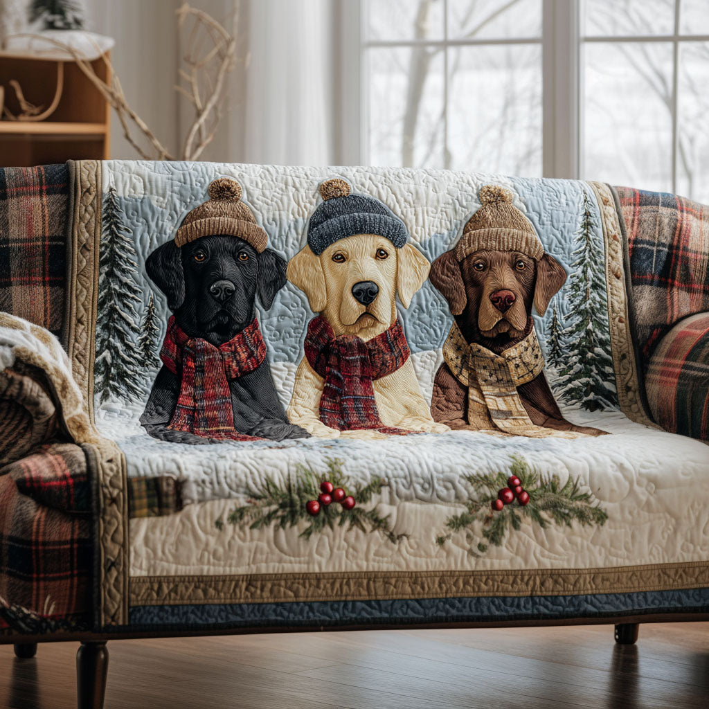 Country Soul Quilted Sofa Cover Christmas Couch Decor Awesome Dog Lover Gifts