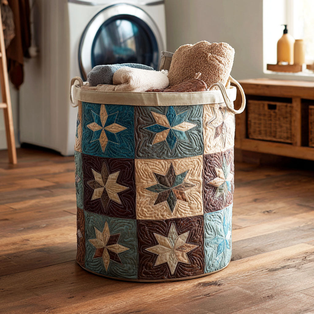 Country Star Quilted Laundry Basket Unusual Laundry Basket Best Gifts For Cowboys