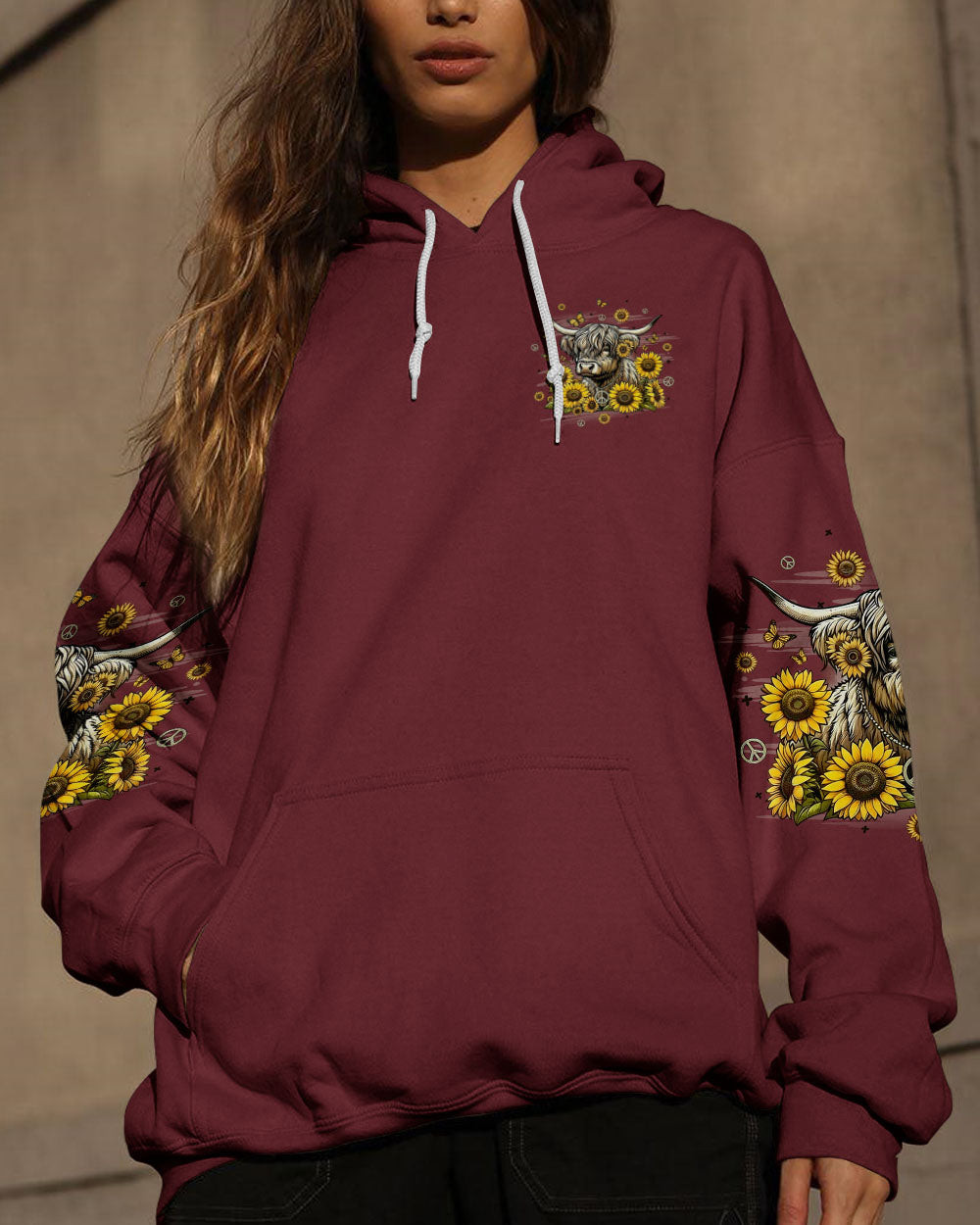 Cow Apparently I Have An Attitude Hoodie Sunflower Cow Clothing Gift For Farm Lovers - Image 2