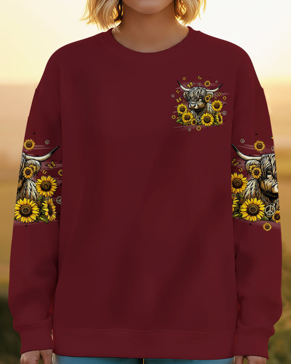 Cow Apparently I Have An Attitude Sweatshirt Sunflower Cow Merch Gift For Farm Lovers