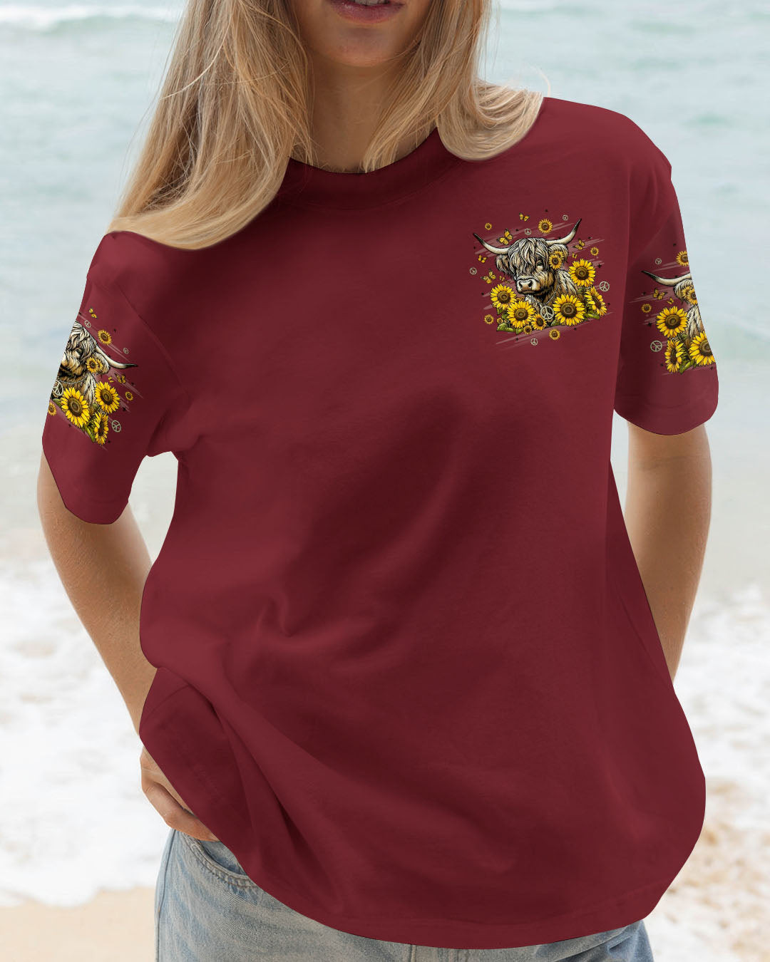 Cow Apparently I Have An Attitude T-Shirt Sunflower Cow Clothing Gift For Farm Lovers