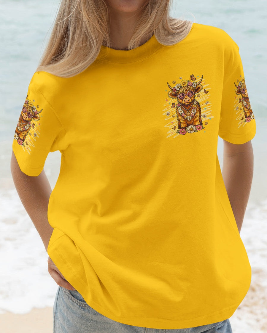 Cow Suck It Up Buttercup T-Shirt Highland Cow Vintage Merch Gift For Countryside Her