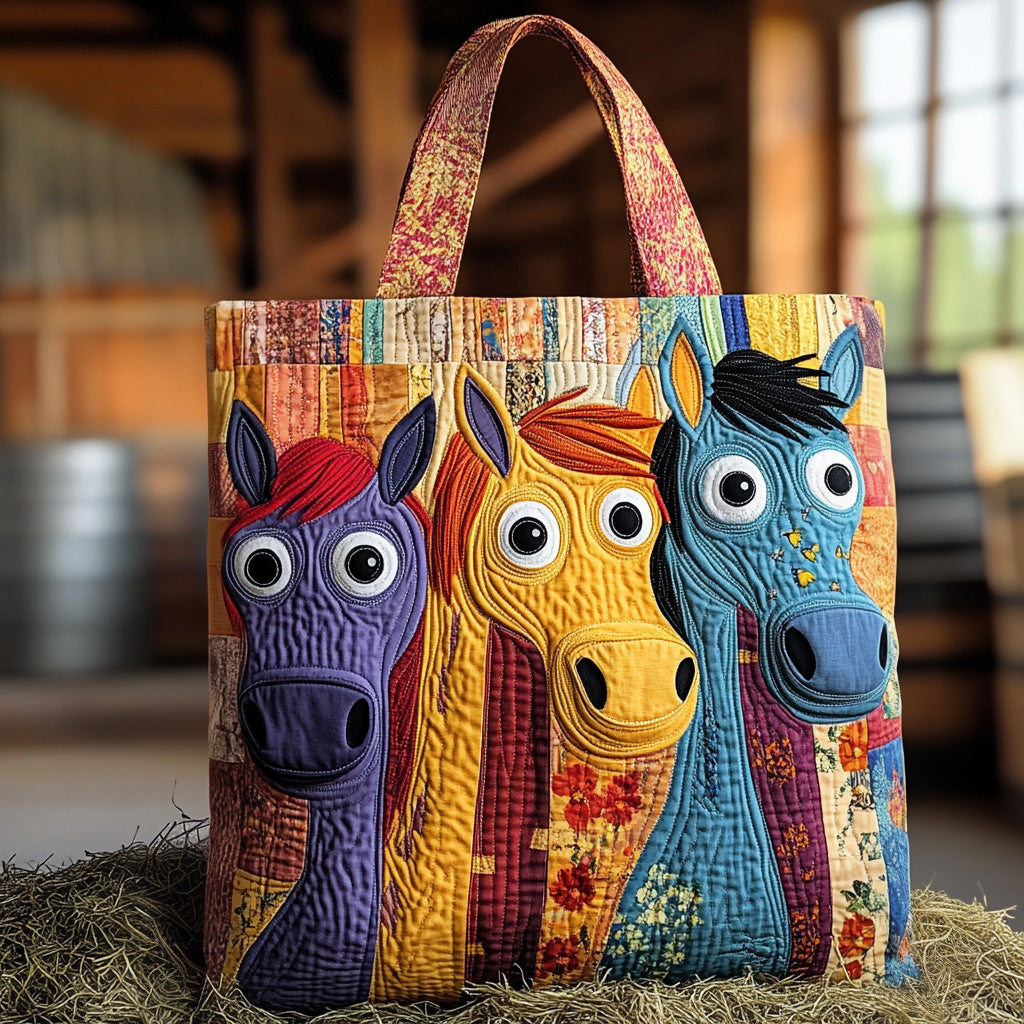 Cowpoke Cool Quilted Tote Bag Trendy Tote Great Mother's Day Gifts For Wife