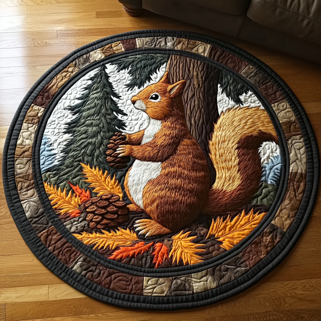Cozy Corner Quilted Round Mat Home Decor Shop Father'sDay Present Ideas