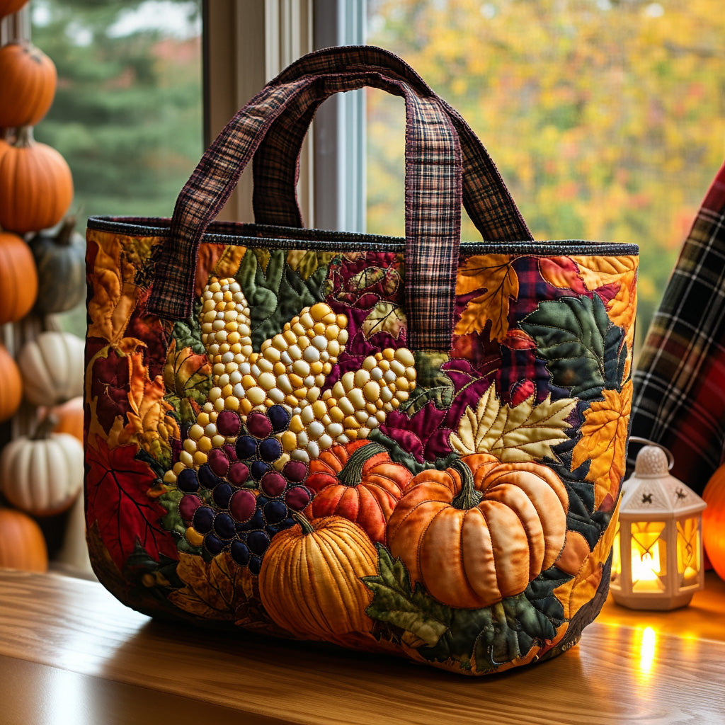 Cozy Harvest Quilted Tote Bag Best Ladies Tote Bags Good Mothers Day Gifts