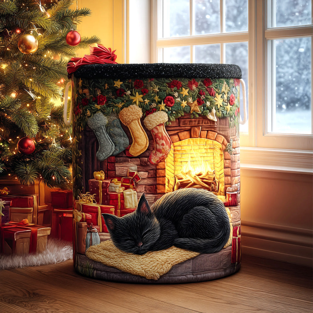 Cozy Hearth Quilted Laundry Basket Laundry Room Decor Christmas Presents For Girlfriend