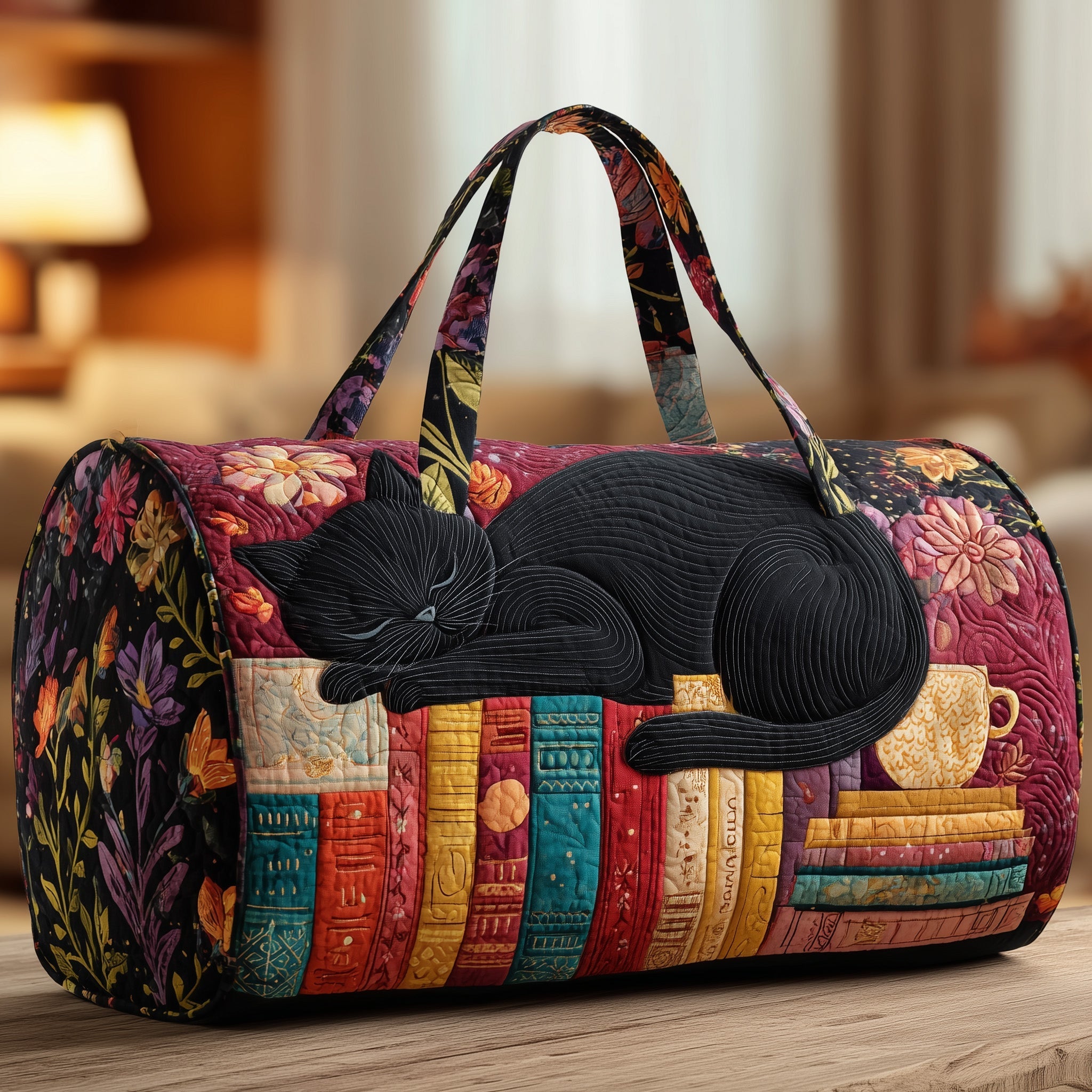 Cozy Library Quilted Duffle Bag Luxury Duffle Bag Gift Ideas For Mother In Law