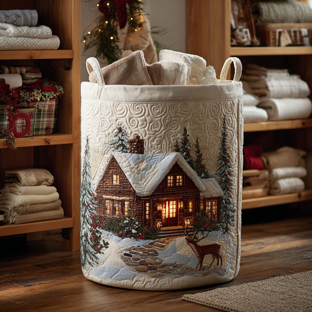 Cozy Lodge Quilted Laundry Basket Coolest Laundry Baskets Christmas Presents For Grandma