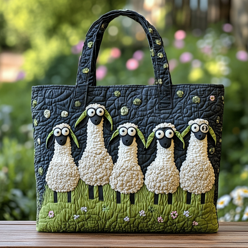 Cozy Sheep Quilted Tote Bag The Best Tote Gifts Ideas For Parents