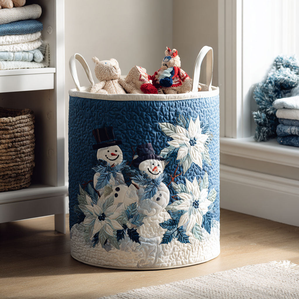 Crystal Frost Quilted Laundry Basket Unique Laundry Basket Christmas Present Ideas For Grandma