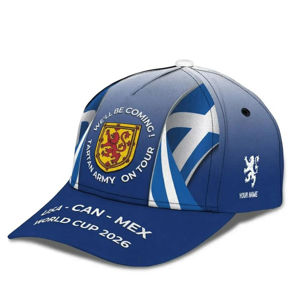 Custom Scotland FIFA World Cup 2026 Hat Scotland World Cup Games Hat Football Fan Gift Ideas - Image 2