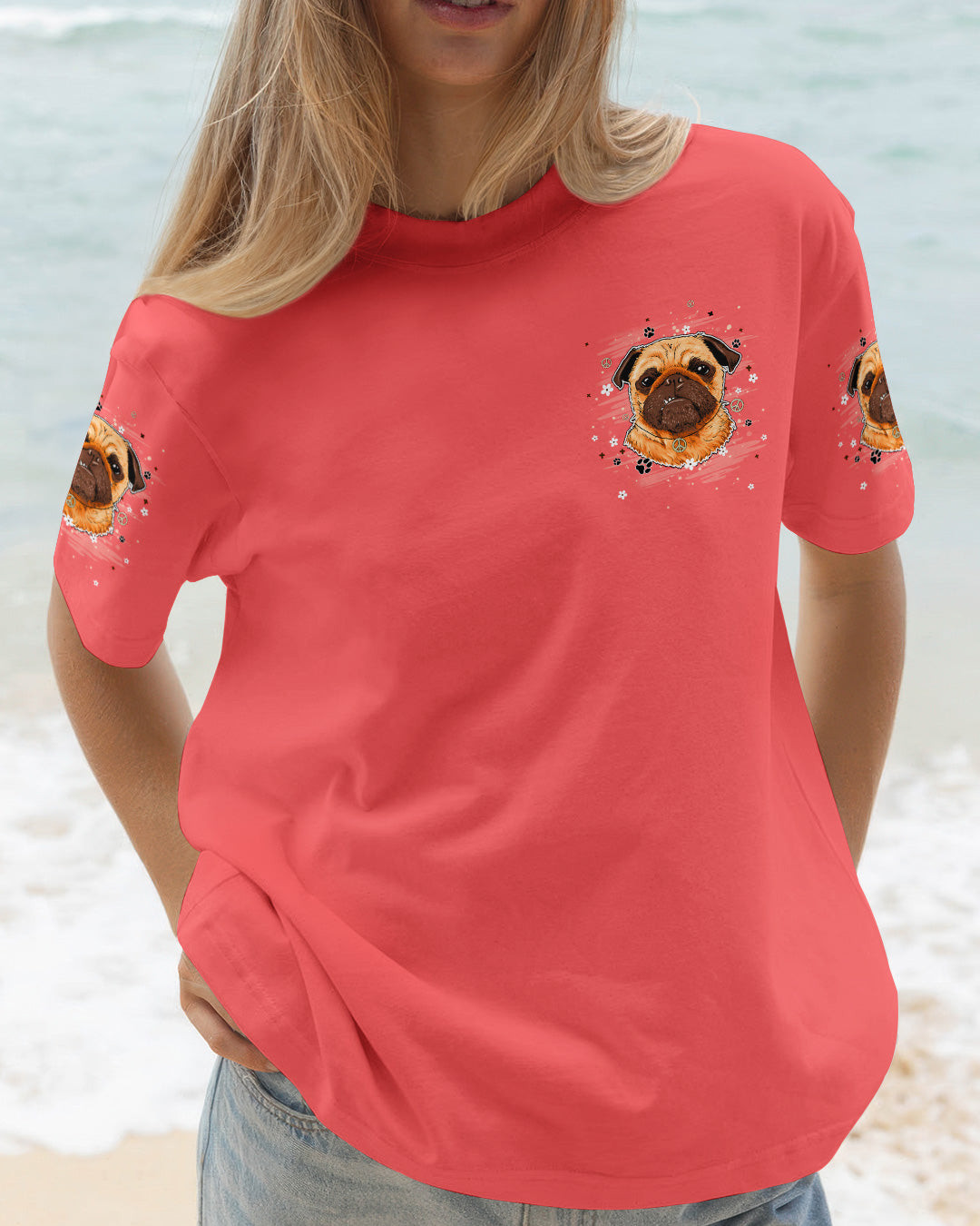 Cute Pug Apparently I Have An Attitude T-Shirt Funny Pug Dog Apparel Gift For Pet Lover