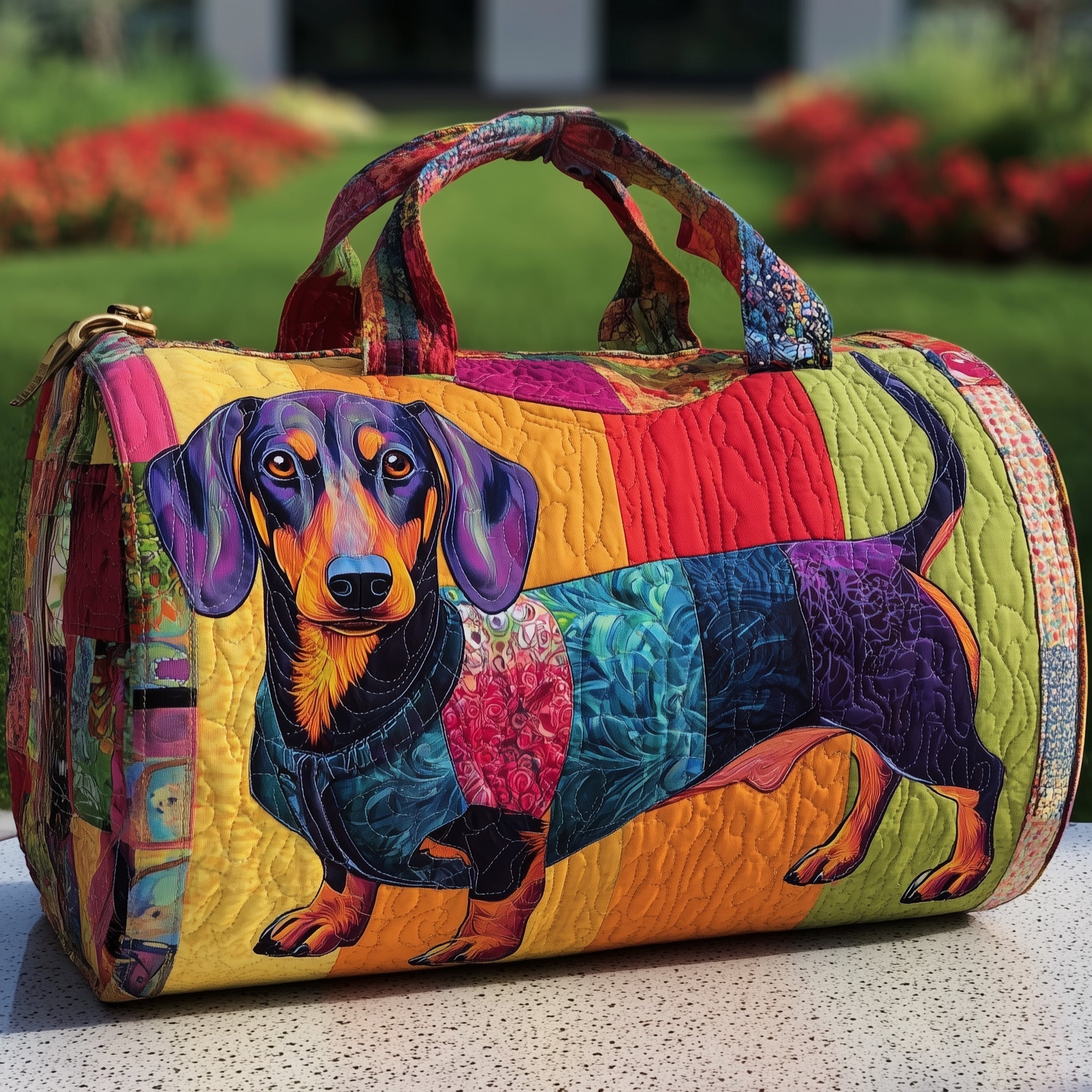 Dachshund Quilted Duffle Bag Best Duffle Bags For Women Presents To Get Your Mom