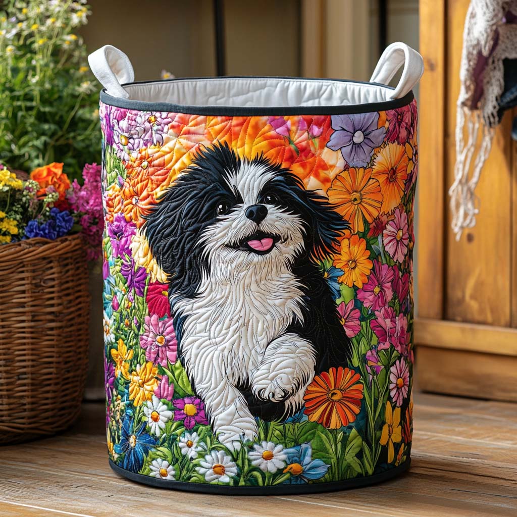 Daisy Delight Quilted Laundry Basket Best Clothes Basket Gifts For Mother In Laws Birthday