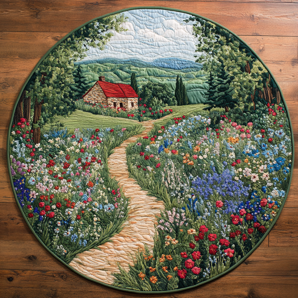 Daisy Road Quilted Round Mat Living Room Furniture Ideas Gifts For My Mom