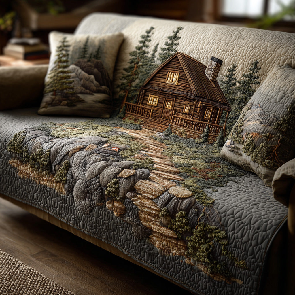Deep Forest Spirit Quilted Sofa Cover Couch Covers Gifts For Forest Lovers