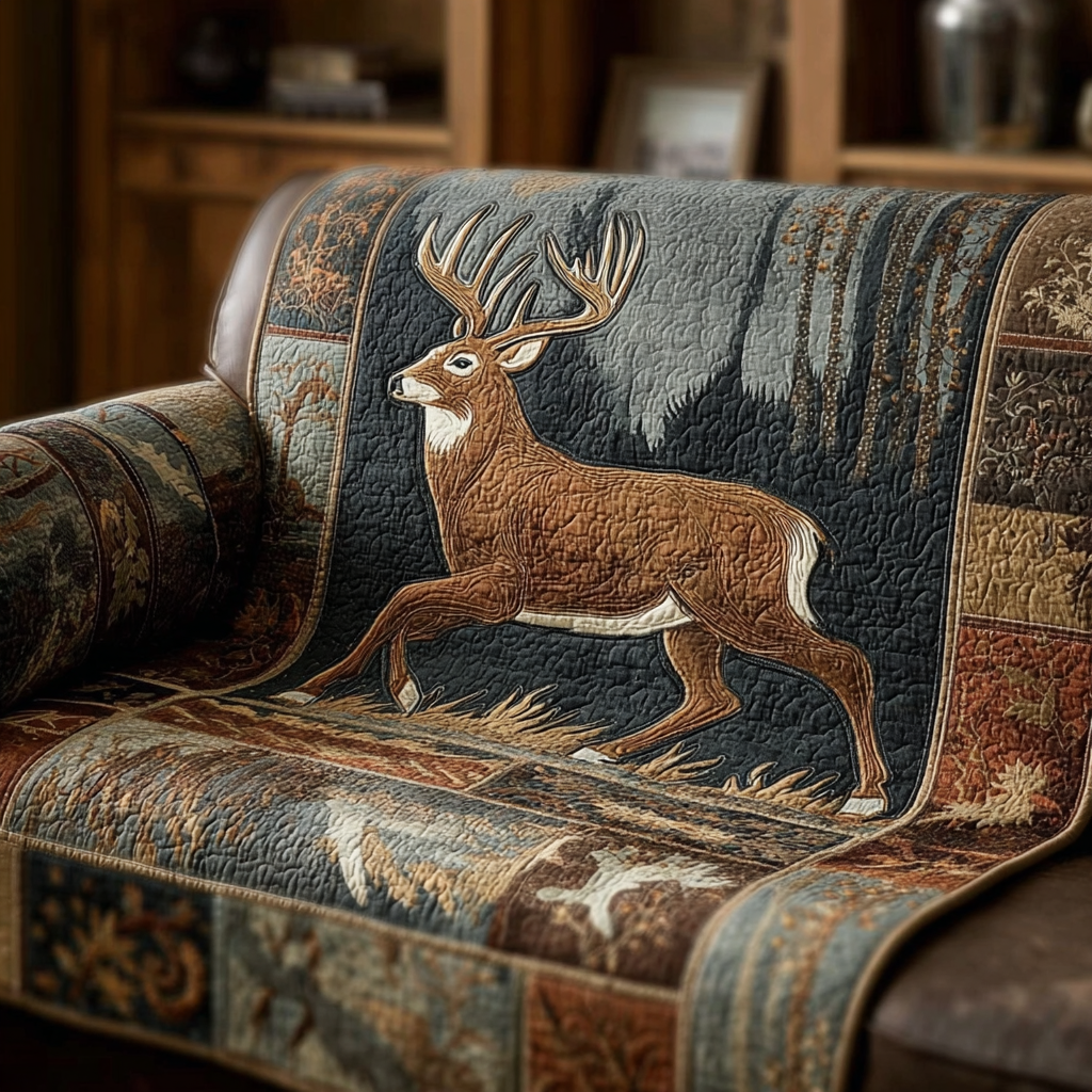Deer Echo Quilted Sofa Cover Sofa Saver Covers Presents For Deer Hunters